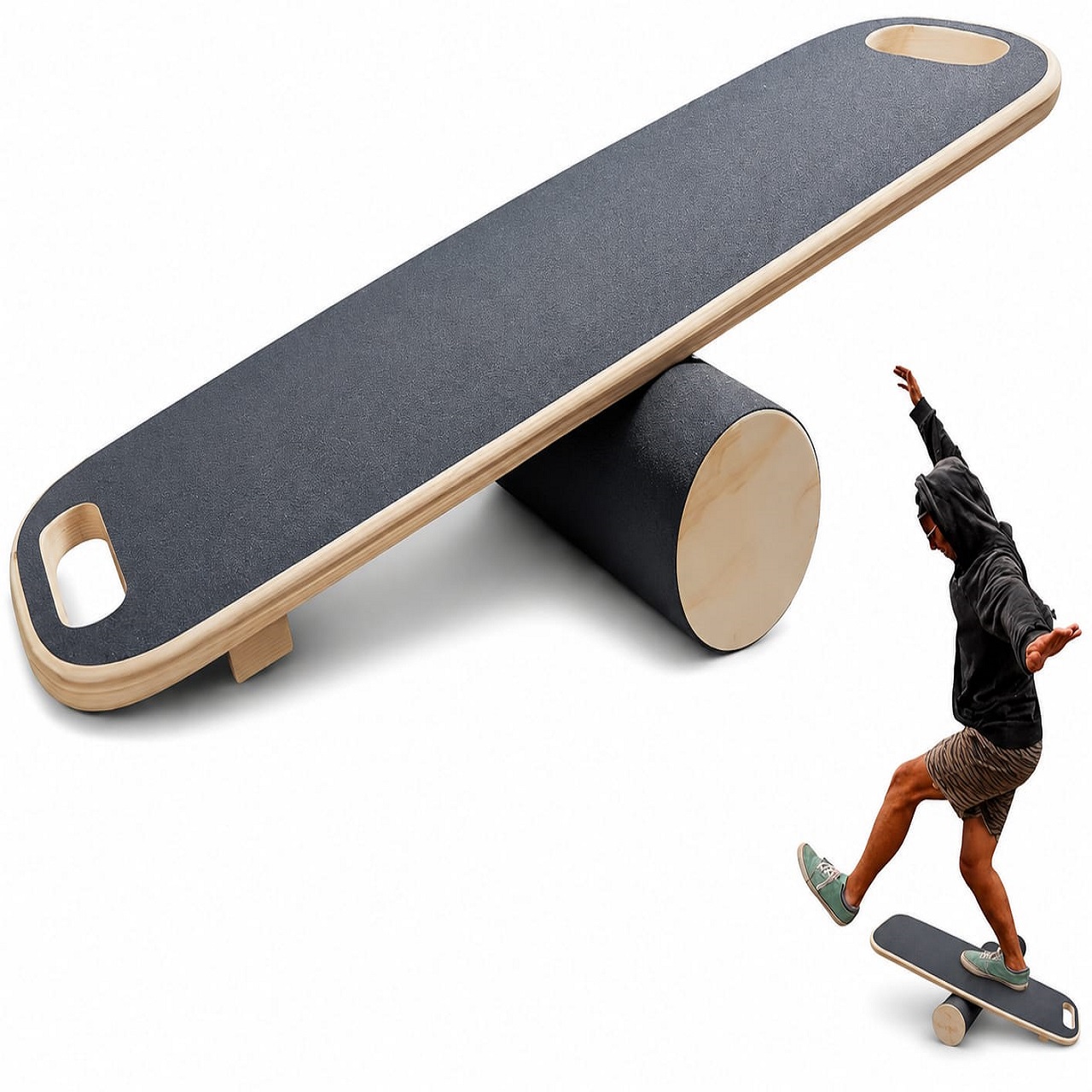 B Fit B Fit Balance Wooden Board Wooden Balance Training