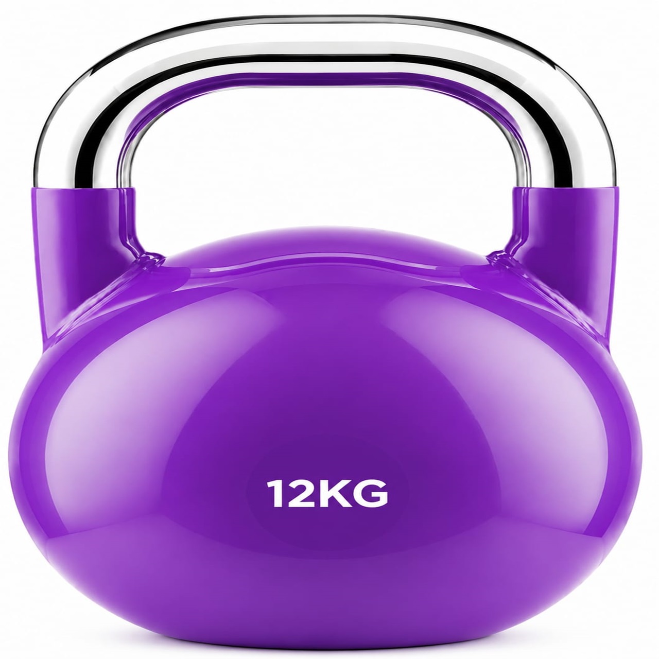 B Fit Competition Kettlebell 12 KG Professional Grade Kettlebell for Fitness Weightlifting Core Training