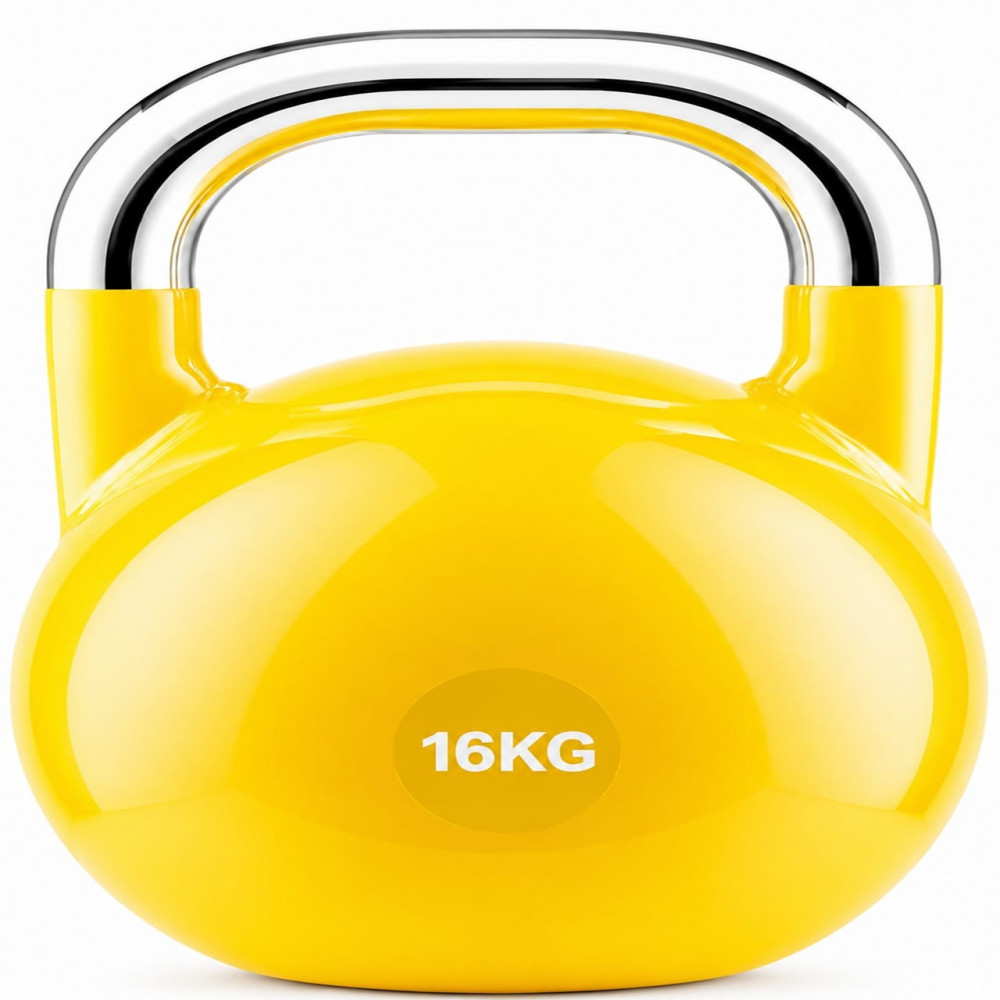 Image of B Fit Competition Kettlebell 16 KG – Professional Grade Kettlebell for Fitness, Weightlifting, Core Training