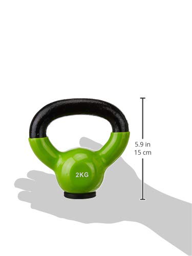 B fit Vinyl Kettlebell 2 Kg with Base
