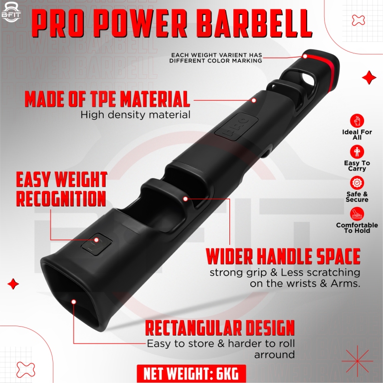 B Fit Pro Style ViPR Fitness Tube Functional Training Rubber VIPR Weight Bar 6 Kg
