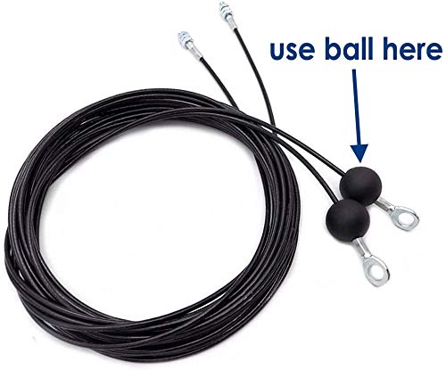 B FIT Gym Machine Cable Ball Stopper - Universal Size 246 Pcs