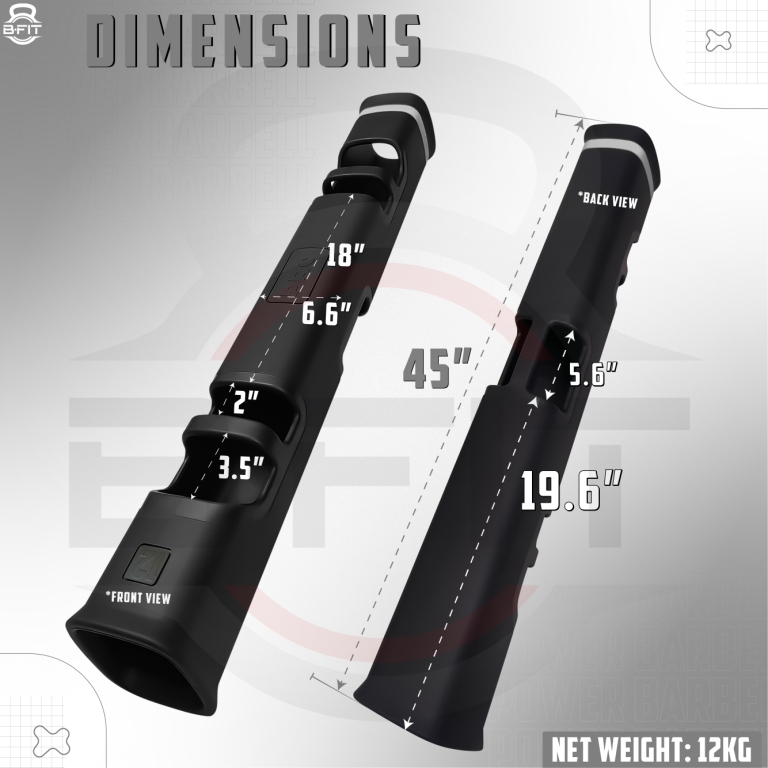 B Fit Pro Style ViPR Fitness Tube Functional Training Rubber VIPR Weight Bar 12 Kg