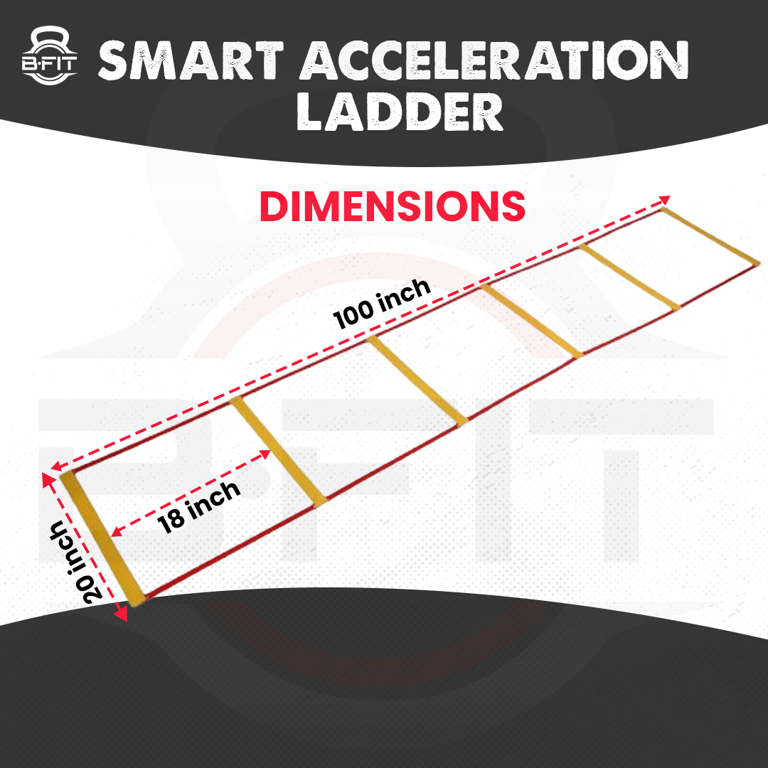 B Fit Smart Acceleration Ladder Size 834 167 Ft