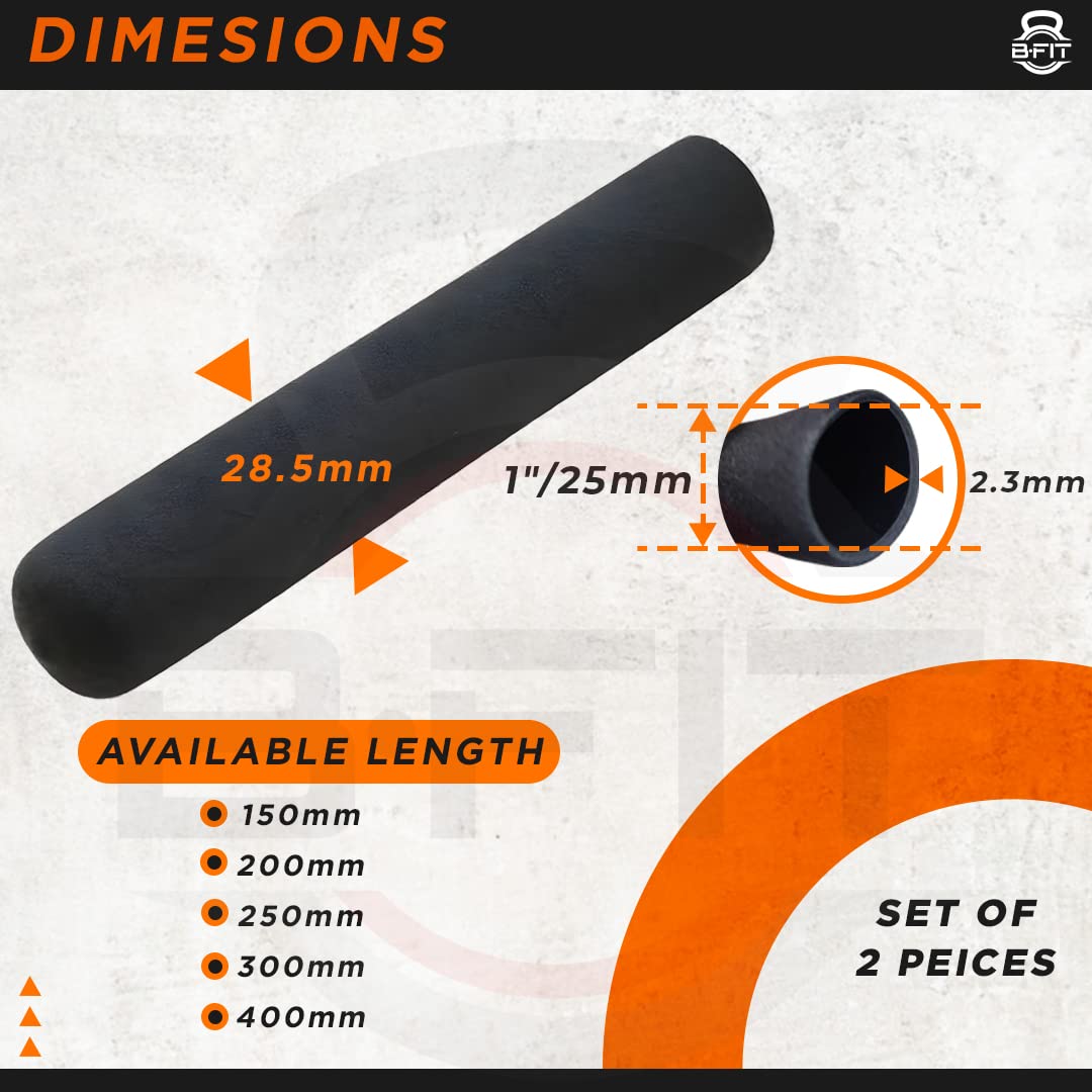 B Fit Replacement Close Ended Grip Set of 2 Dia 25 MM Length 250 MM