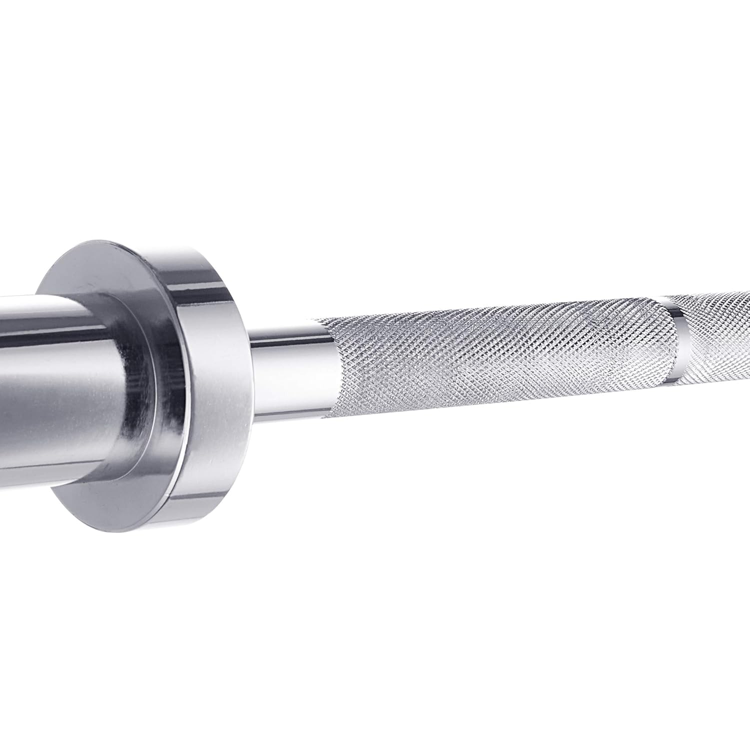 B Fit Olympic Barbell Bar 4-Feet for Weightlifting Power lifting with 2 Olympic Premium Collar Pair