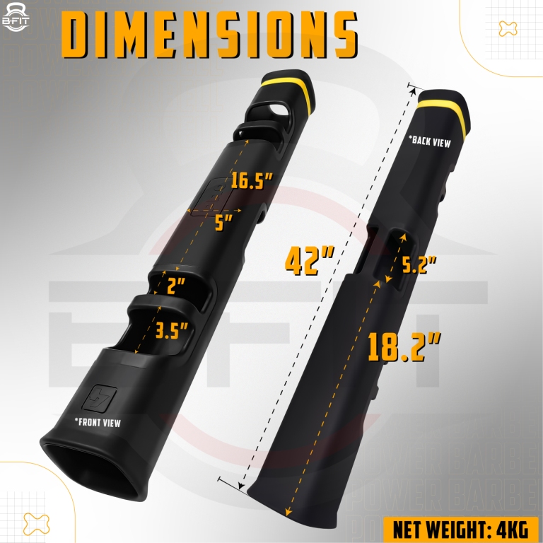 B Fit Pro Style ViPR Fitness Tube Functional Training Rubber VIPR Weight Bar 4 Kg