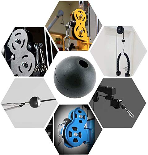 B FIT Gym Machine Cable Ball Stopper - Universal Size 246 Pcs