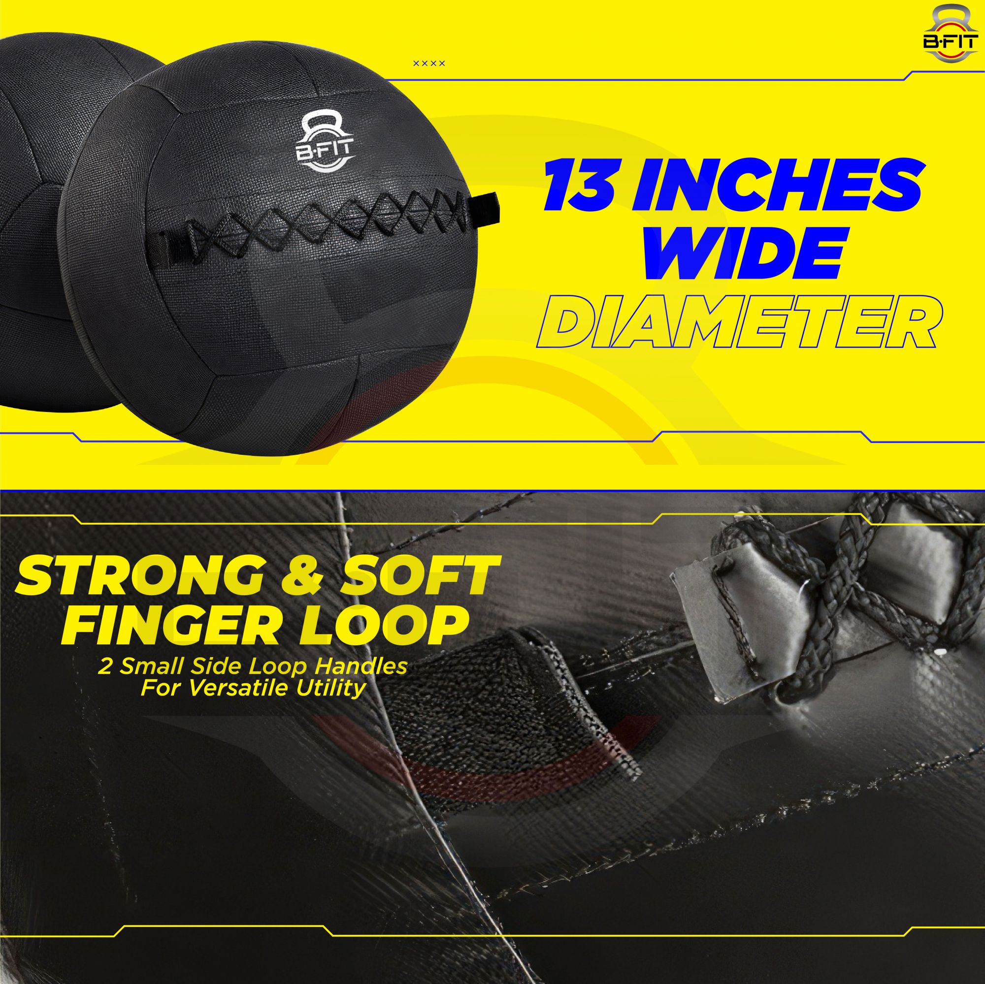 B Fit Premium Quality Wall Ball 10 Kg