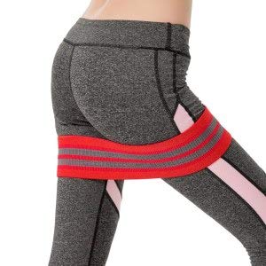B Fit Resistance Bands for Legs and Butt Workout Exercise Hip Bands Fitness Booty Loop Non-Slip Bands for Squats Deadlifts Yoga Sport Pack of 3