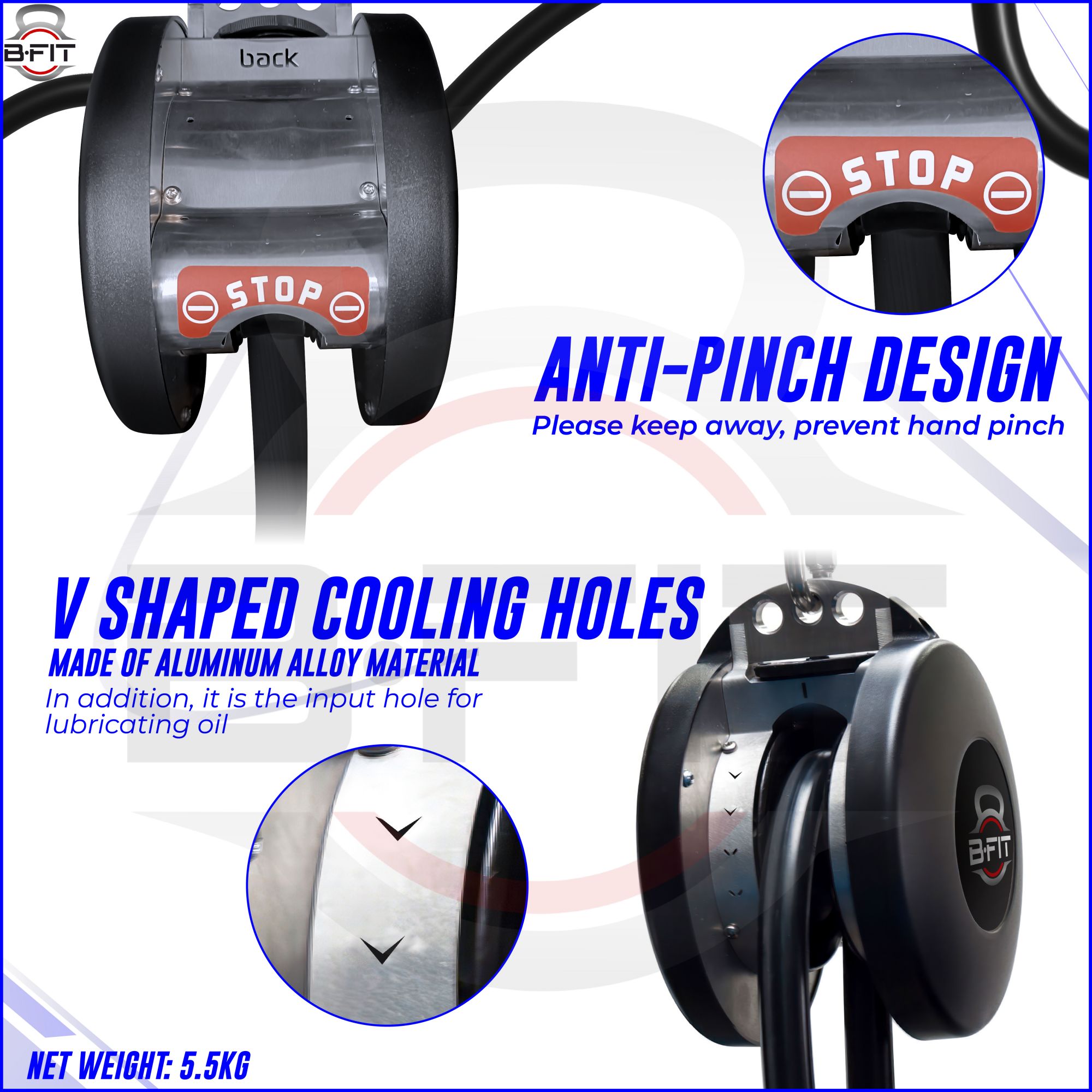 B Fit Pull Rope Fitness Rope Training Endless Rope Trainer Training Endless Rope Fitness Rope Machine Fitness Gym Equipment Exercise