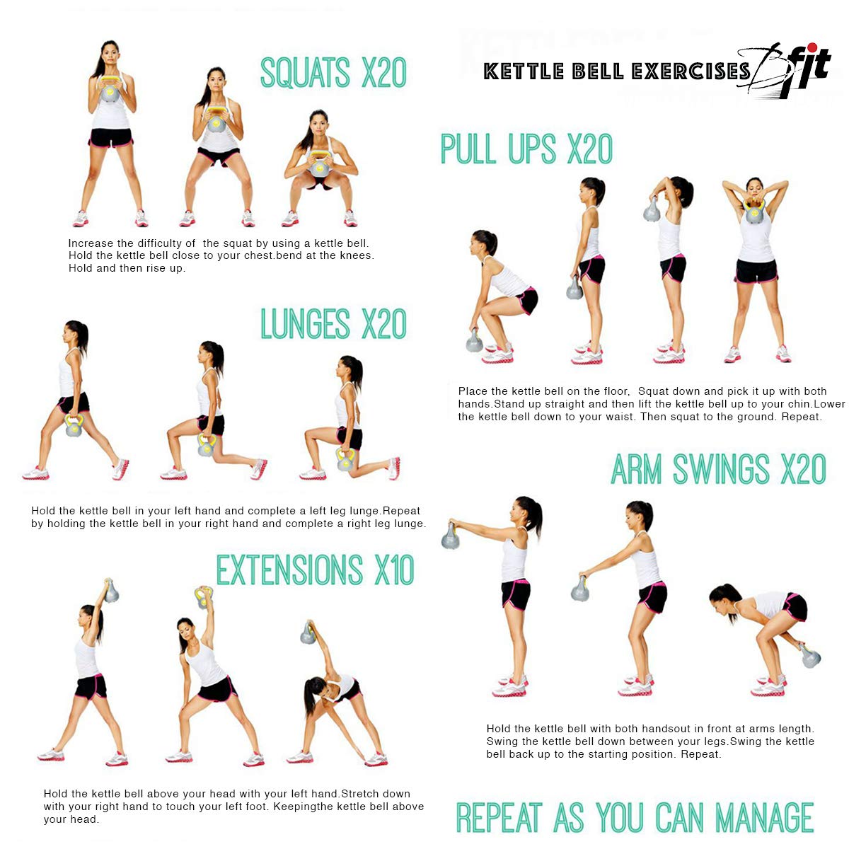 B fit Vinyl Kettlebell 2 Kg with Base