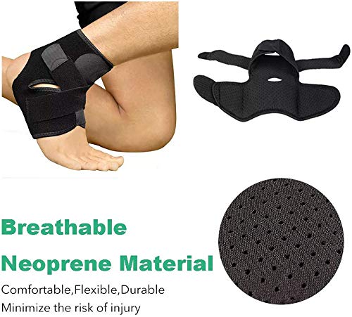 B Fit Ankle Brace - Adjustable Foot Support Wrap and Compression for Sprained Ankle Ankle Stabiling Ligaments
