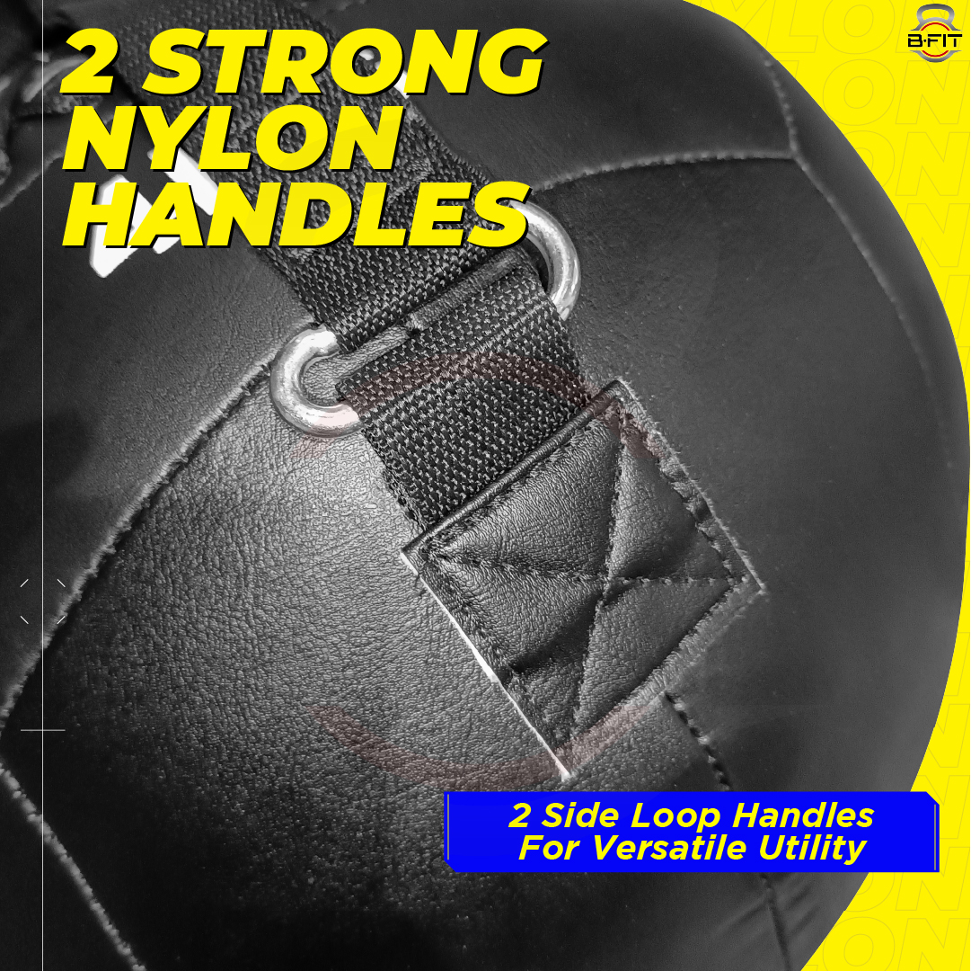 B Fit Premium Quality Wall Ball 10 Kg Kg with Handles