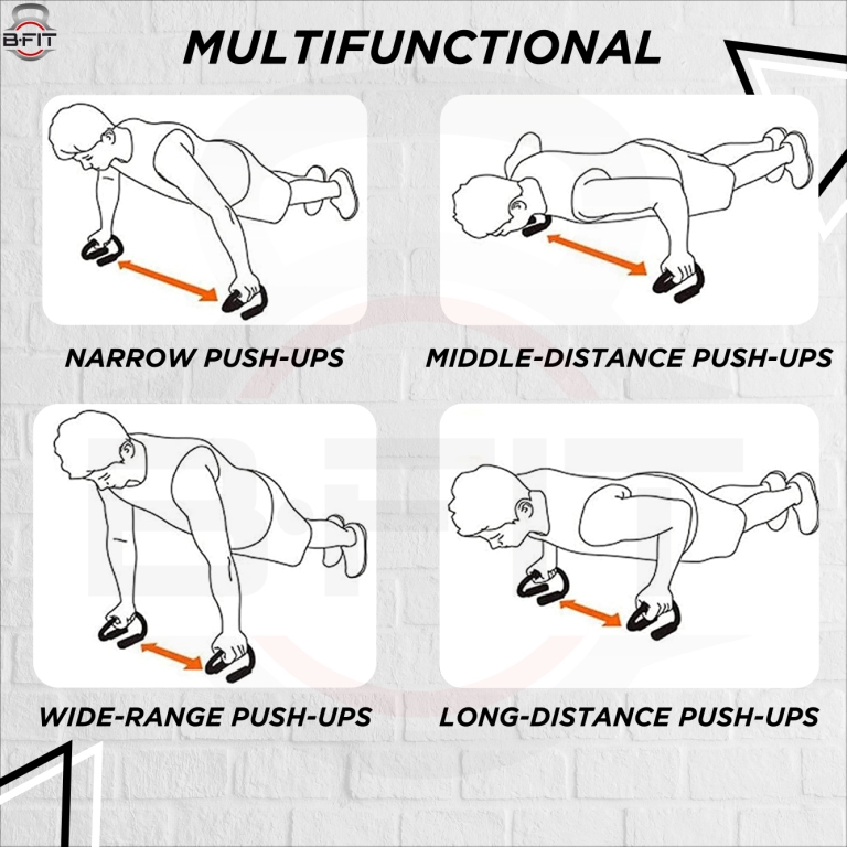 B Fit Type S Push-Ups Stands Exercise Fitness Equipment Rack Domestic Steel Push up Support Anti-Skid Push up Support