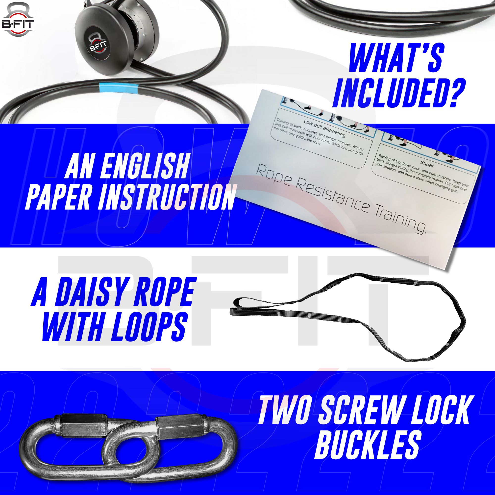 B Fit Pull Rope Fitness Rope Training Endless Rope Trainer Training Endless Rope Fitness Rope Machine Fitness Gym Equipment Exercise