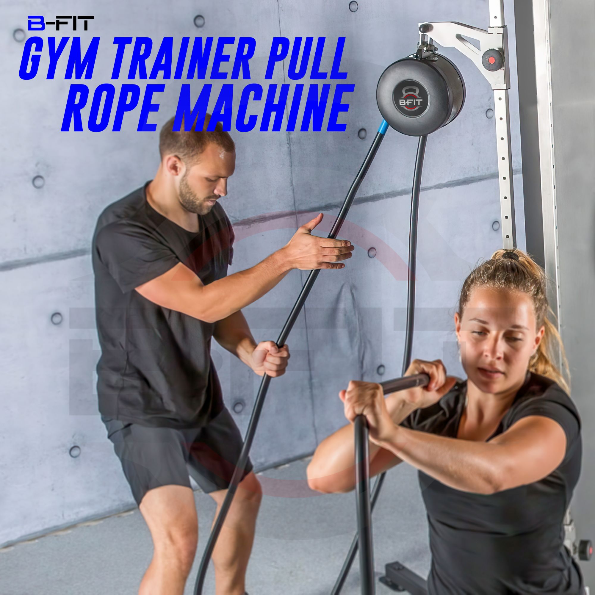 B Fit Pull Rope Fitness Rope Training Endless Rope Trainer Training Endless Rope Fitness Rope Machine Fitness Gym Equipment Exercise