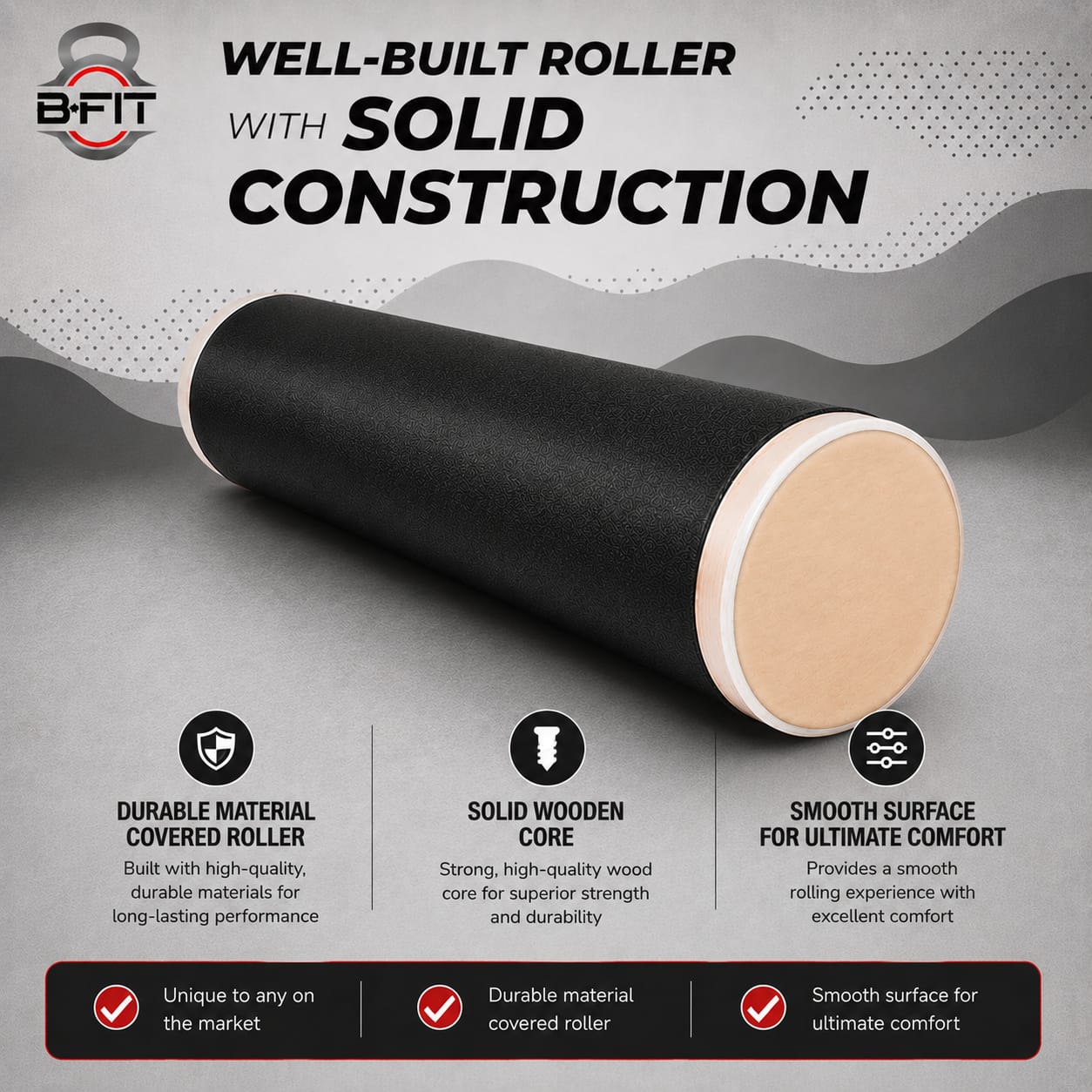 B Fit B Fit Balance Wooden Board Wooden Balance Training