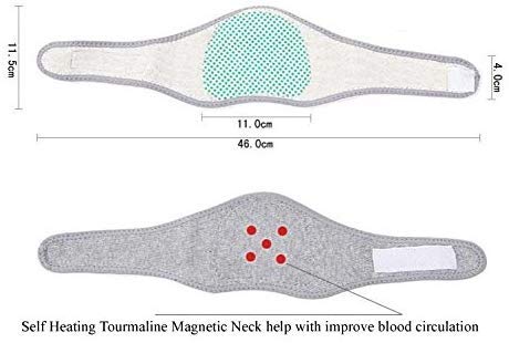 B Fit Soft Magnetic Neck Brace Support Infrared Negative Ion Magnet Neck Braces Belt Pain ReliefWrap Strap