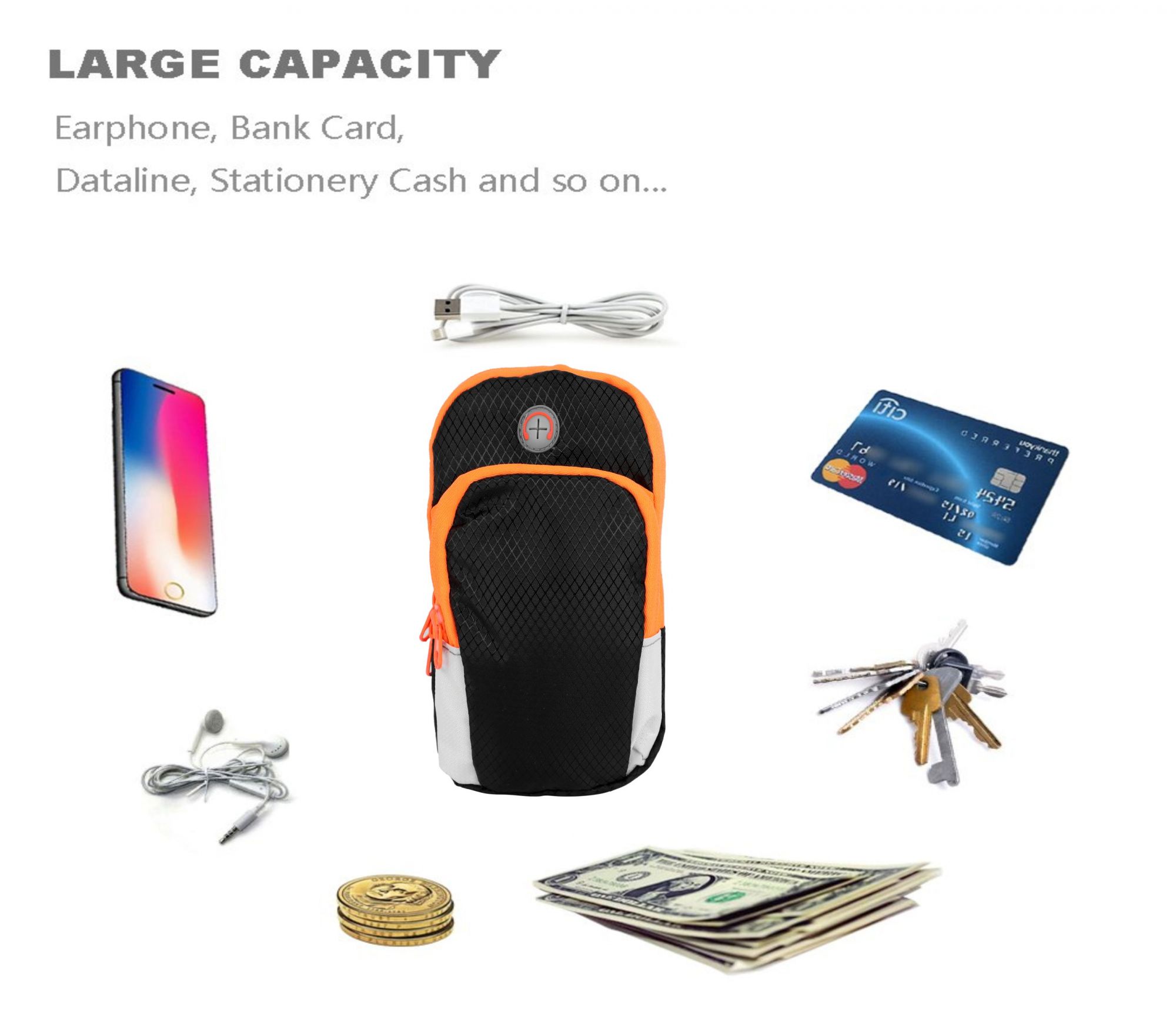 B FIT Phone Arm Band Gym Phone Holder for Arm iPhone Pouch iPhone Arm Case for iPhone XSXRX876 Plus iPhone 6S Running Band iPhone 7 Plus Armband Samsung Galaxy All Models