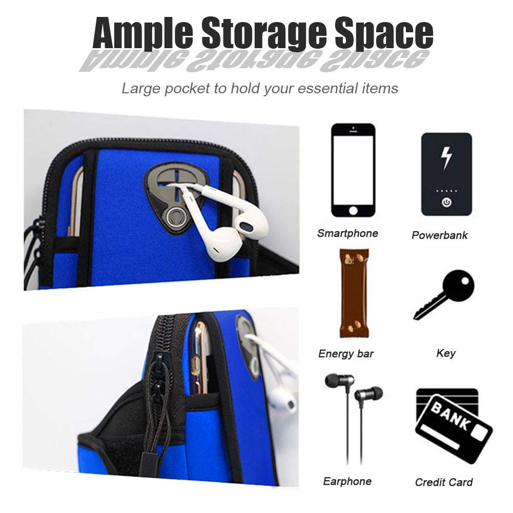 B FIT Phone Arm Band Gym Phone Holder for Arm iPhone Pouch iPhone Arm Case for iPhone XSXRX876 Plus iPhone 6S Running Band iPhone 7 Plus Armband Samsung Galaxy All Models