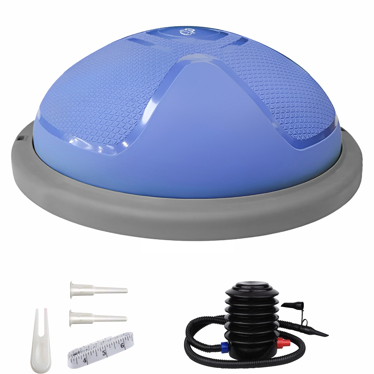 B FIT Balance Trainer Stability Half Ball with Pump - Improve Core and Ab Strength With Full Body Home Gym Workouts Or Fitness Training