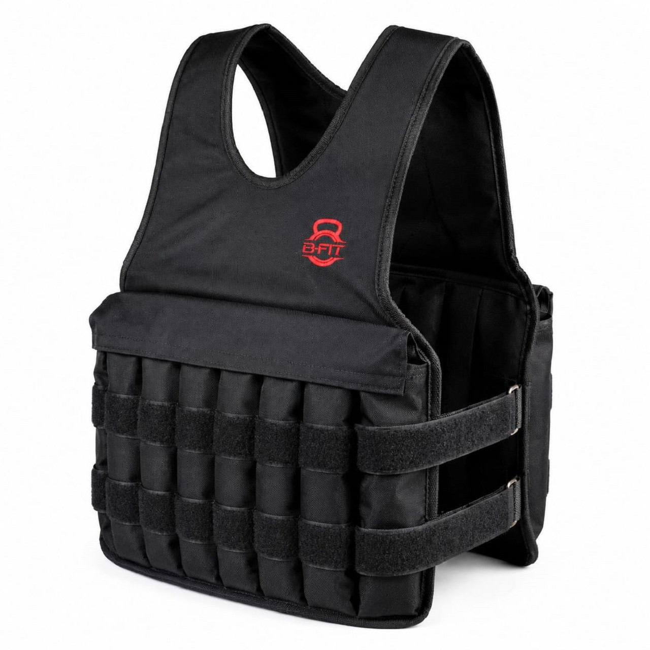 B Fit Weighted Vest Adjustable Weight 10-25 Kg for Workout Strength Training Running Fitness Muscle Building Weight Loss Weightlifting
