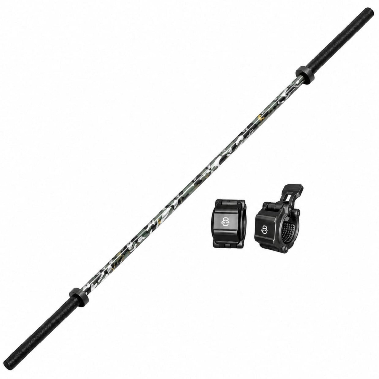 B Fit Olympic Barbell 7 Feet  for Home  Commercial Gym 1500-Pound Capacity With Collars
