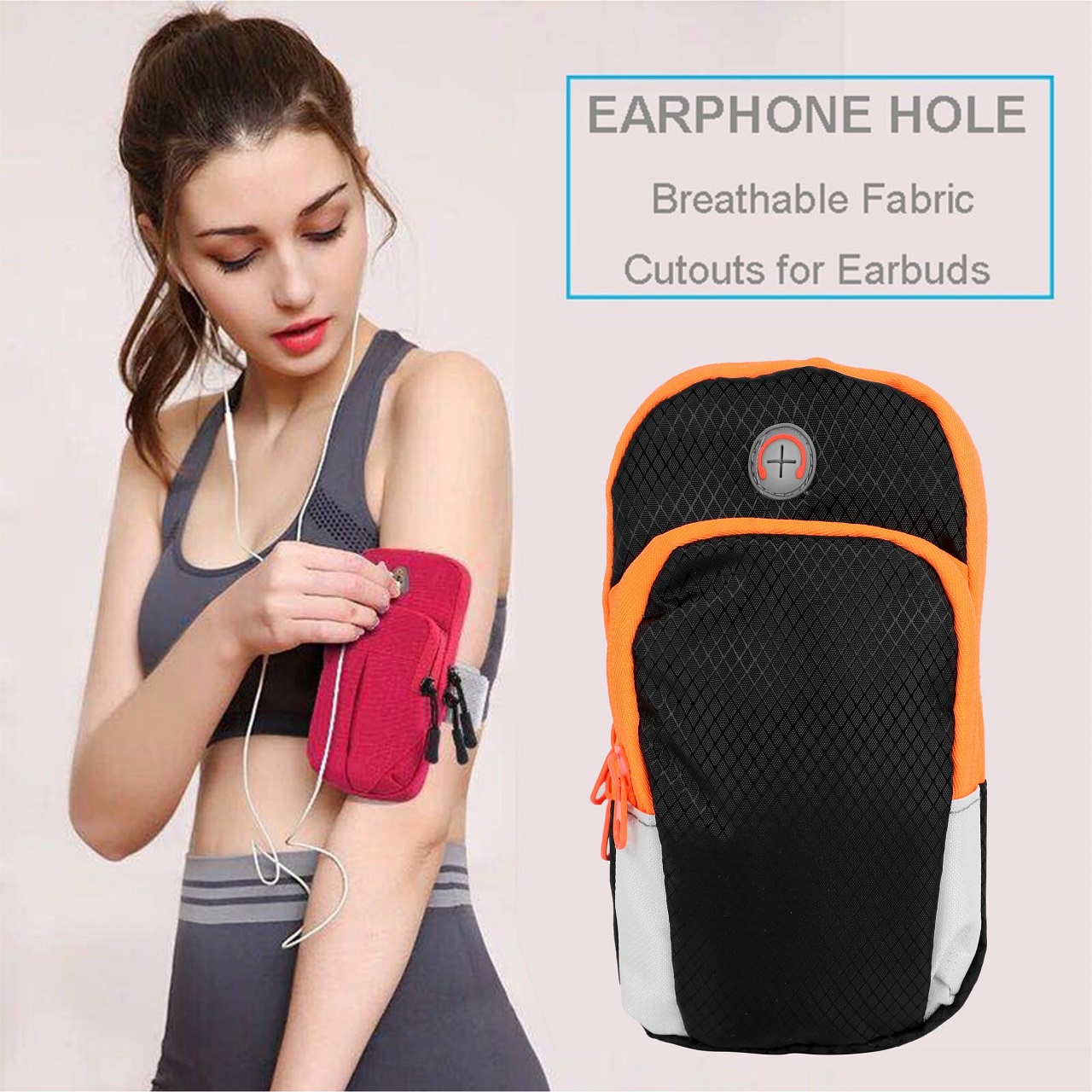 B FIT Phone Arm Band Gym Phone Holder for Arm iPhone Pouch iPhone Arm Case for iPhone XSXRX876 Plus iPhone 6S Running Band iPhone 7 Plus Armband Samsung Galaxy All Models