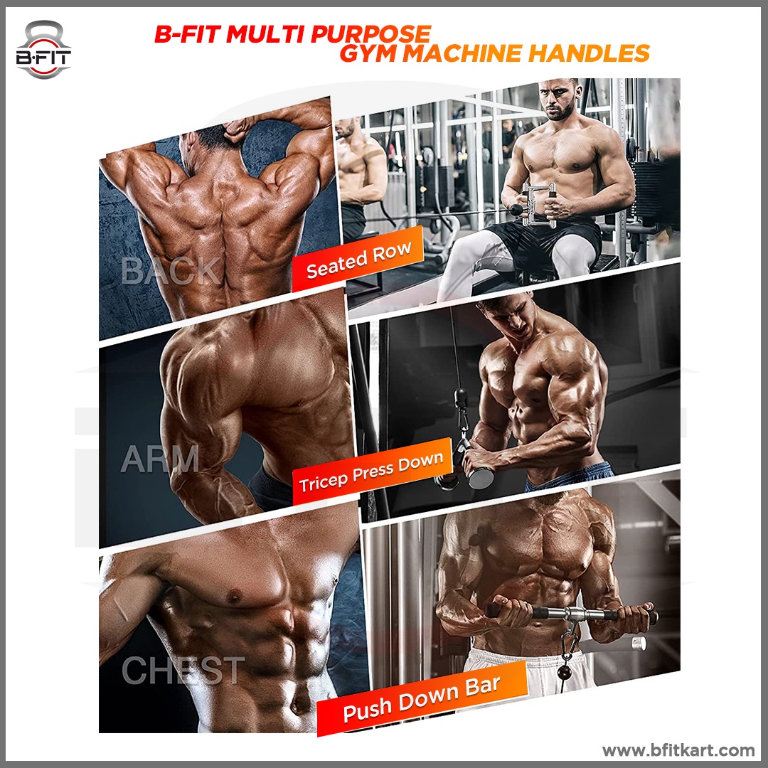 B fit Pro-Grip Solid Lat Bar 18 Inch