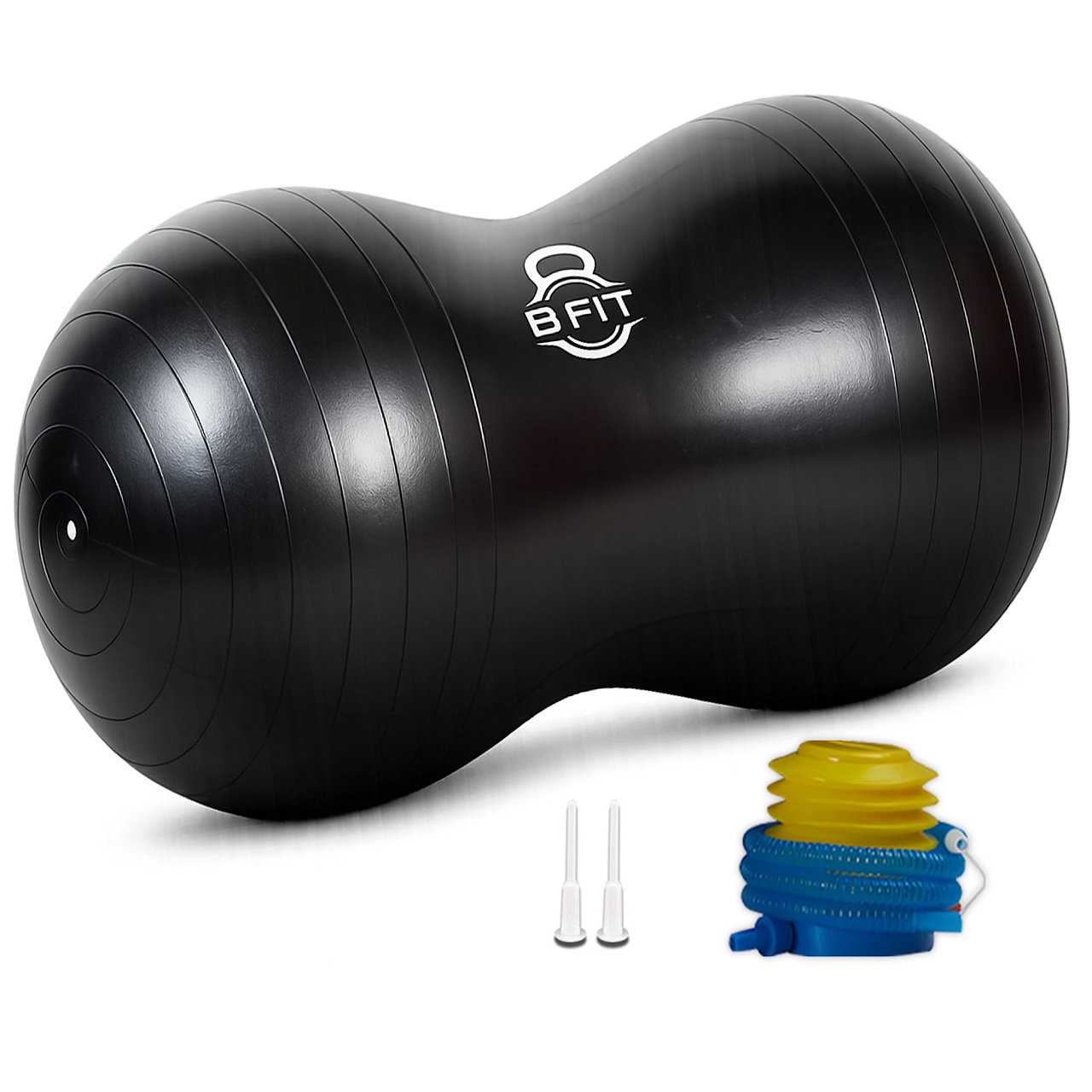 B Fit Peanut Ball Yoga Exercise Ball Thickened Anti Burst size 55110 Cm