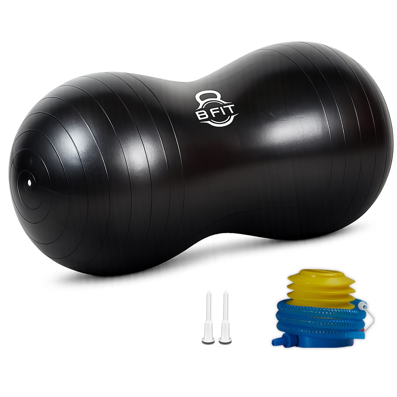 B Fit Peanut Ball Yoga Exercise Ball Thickened Anti Burst size 55110 Cm