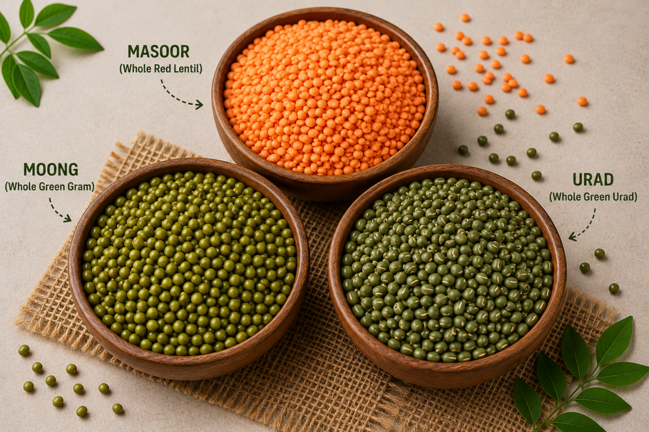 Whole Pulses (khada)