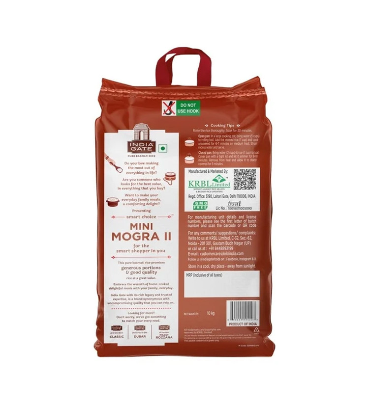 India Gate Mini II Mogra Basmati Rice (Short Grain)