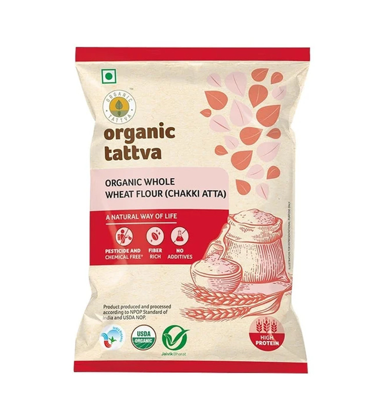 Organic Tattva Wheat Organic Atta