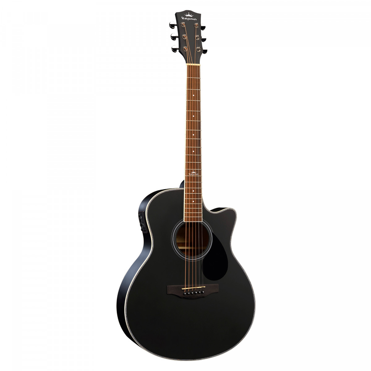 Kepma A1CE - Semi acoustic Guitar- Black Matt
