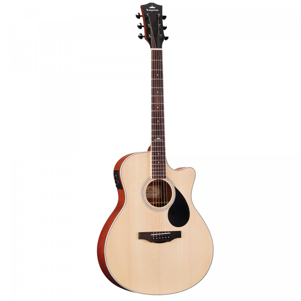 Kepma A1CE - Semi acoustic Guitar- Natural Matt