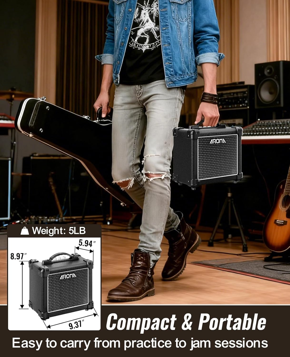 Aroma Guitar Amp AG-10S