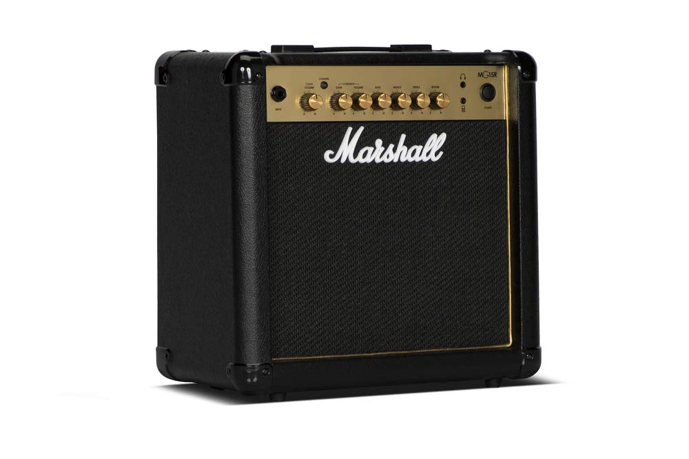 Marshall MG4 Gold Series MG15GR 15-Watt Guitar Combo Amplifier Latest Version with Reverb and 2 Channels