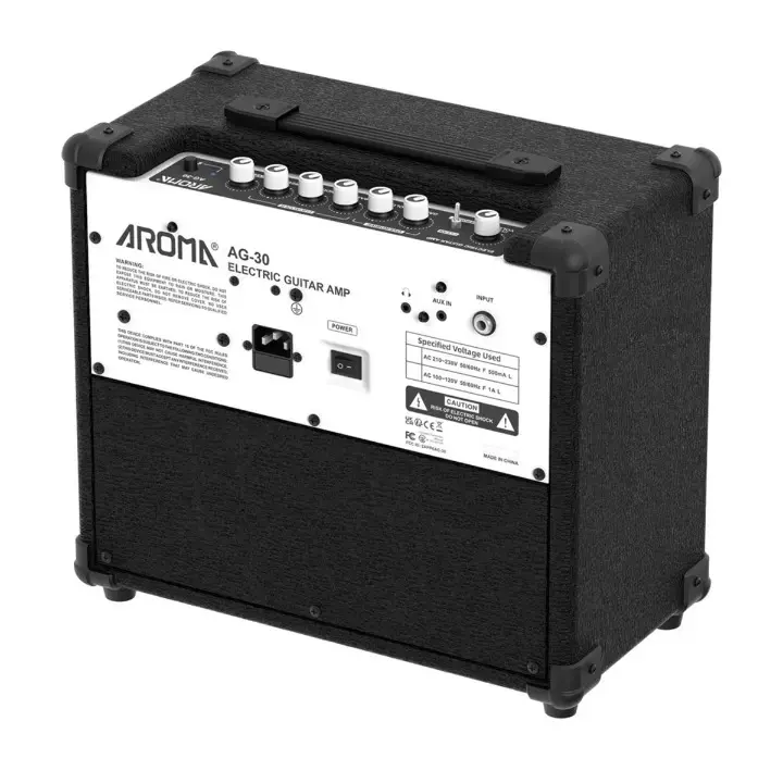 Aroma AG30 30 Watt Guitar Amplifier with Overdrive and Reverb