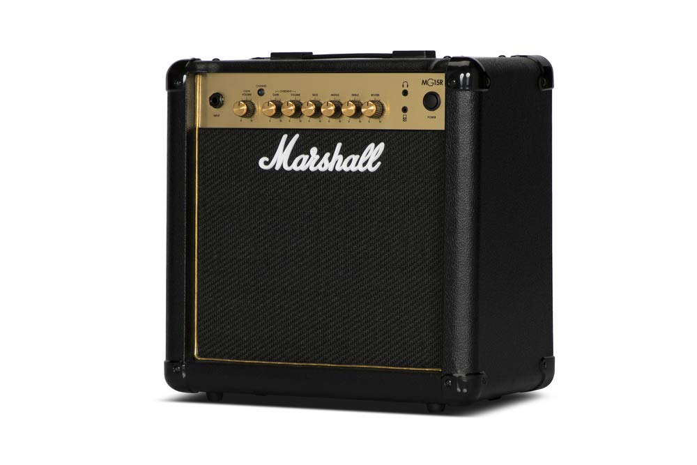 Marshall MG4 Gold Series MG15GR 15-Watt Guitar Combo Amplifier Latest Version with Reverb and 2 Channels