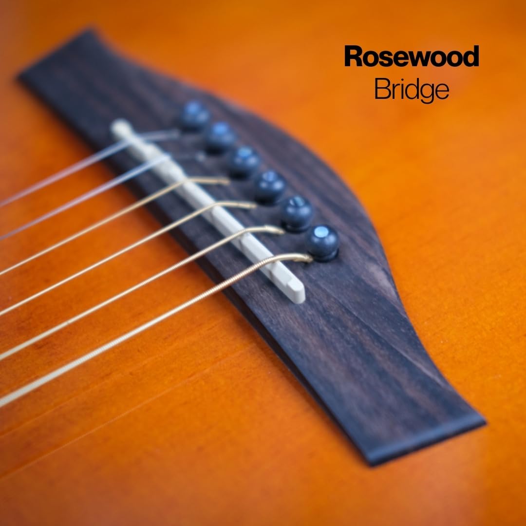 F240C Acoustic Guitar – Auditorium Cutaway Body, Mahogany Top & Back, Rosewood Fingerboard, 20 Frets, Coated Strings (Cherry red)