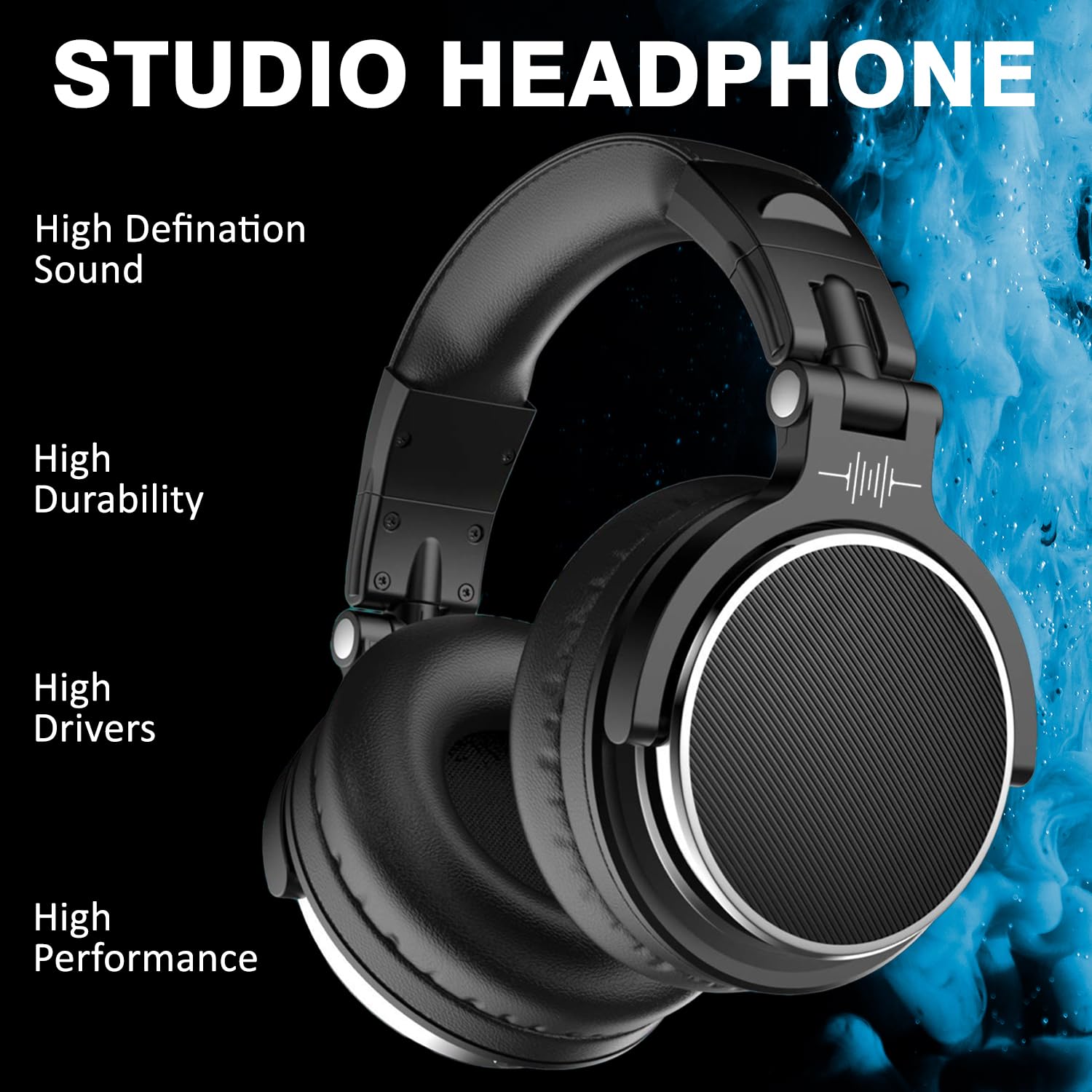 hayden HY-HD10 Professional Studio Headphones Over-Ear