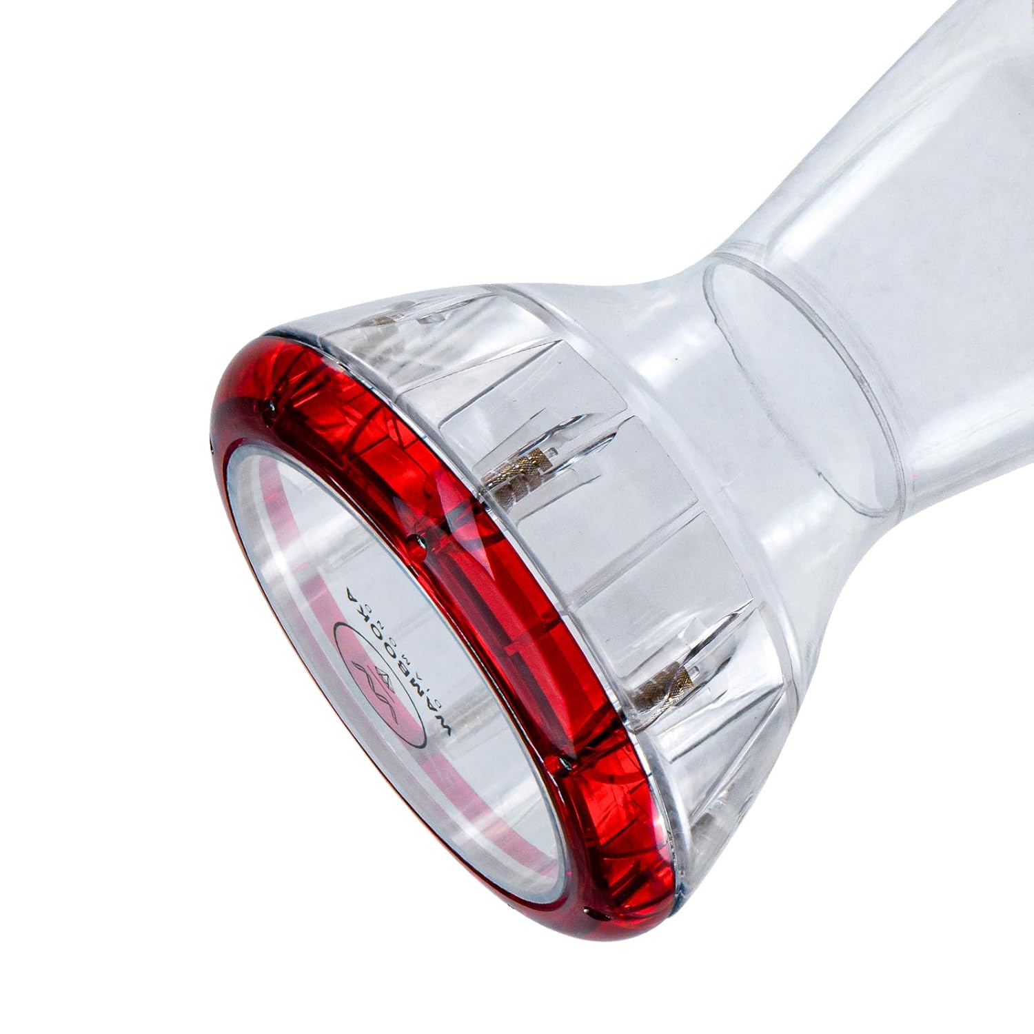 Wambooka Red Ruby Darbuka – Dry & Wet Sound Modes, 8.75'' Head, Lightweight- Professional Drum with Brass Tuning Keys & Padded Bag – 17'' Length – Ideal for Live & Studio Use