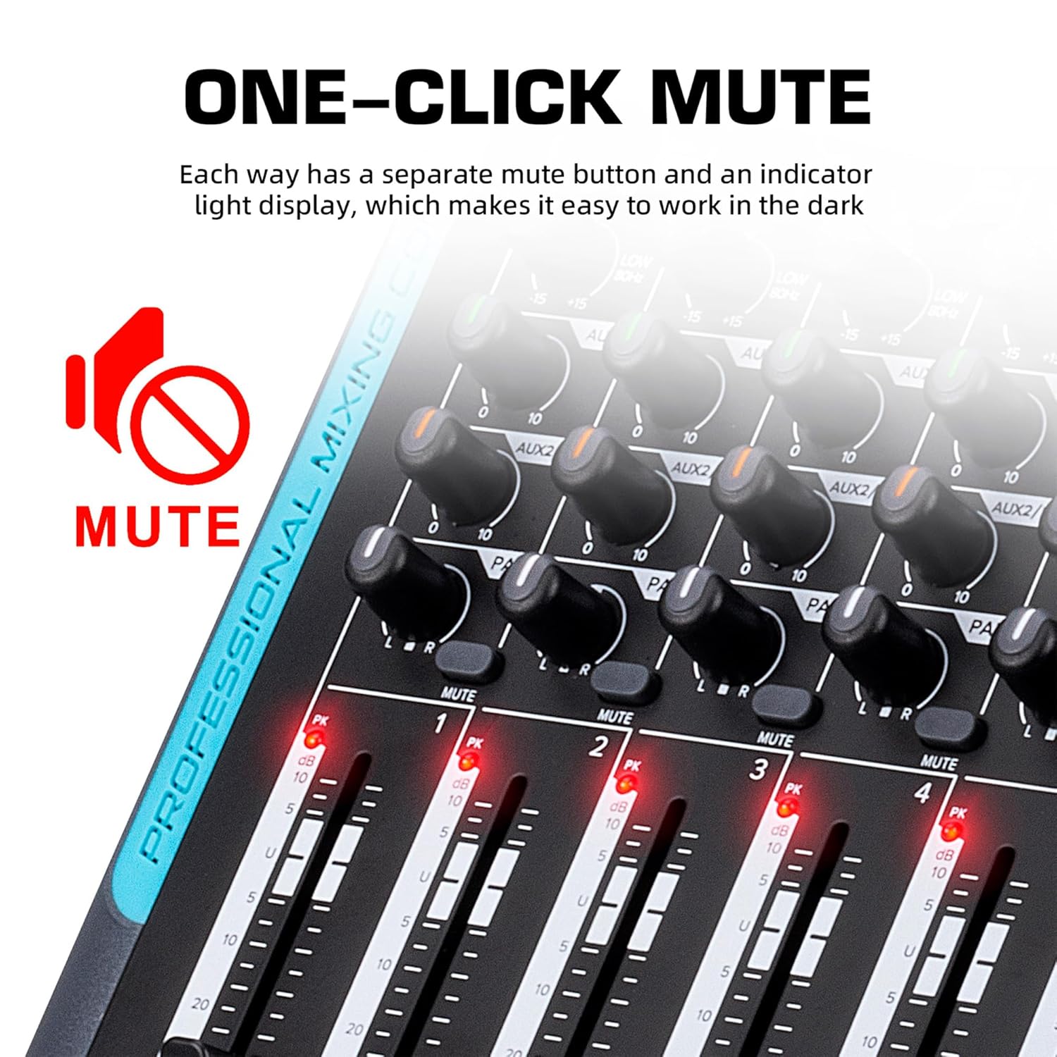 Hayden HY-8FX 10-Channel DJ Mixer With 99 DSP