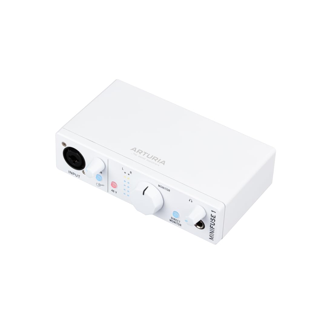 Arturia MiniFuse 1, USB-C Audio Interface 1in / 2out