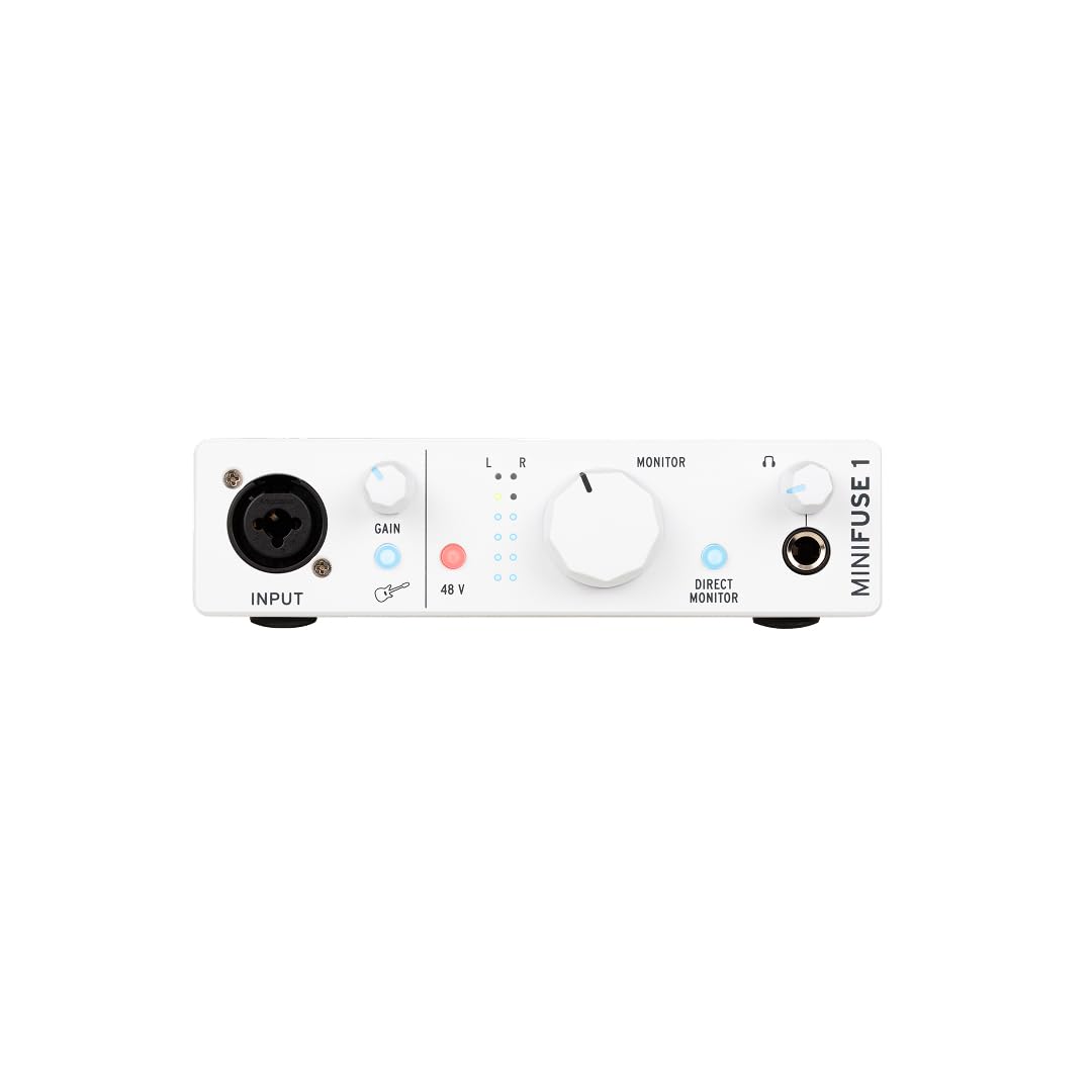 Arturia MiniFuse 1, USB-C Audio Interface 1in / 2out