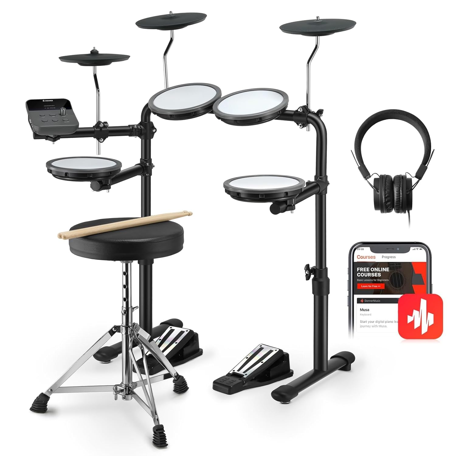 Donner DED-70 Electric Drum Set
