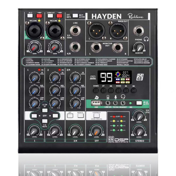 Image of Hayden Richtone 4 Channel OTG Mixer