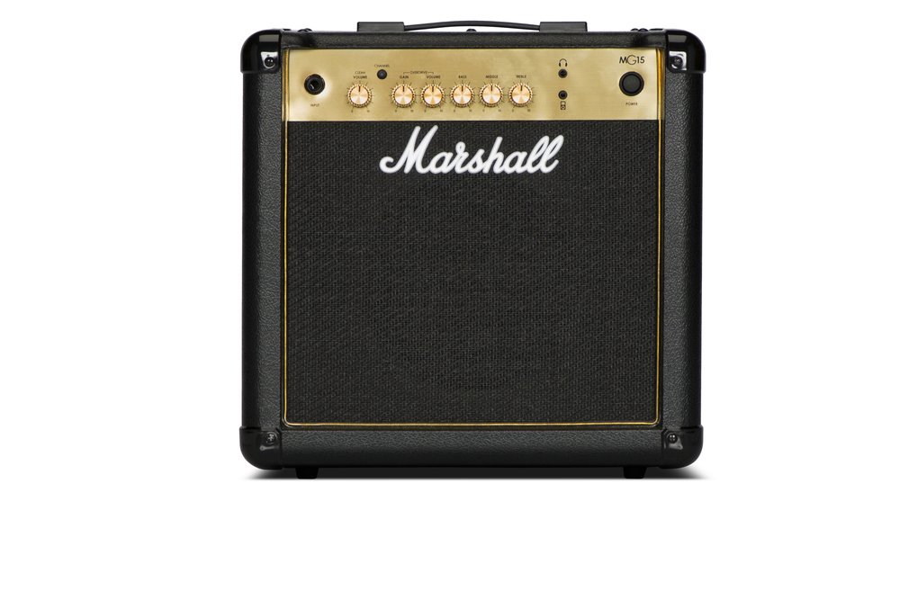 Marshall MG4 Gold Series MG15 G 15-Watt Guitar Combo Amplifier Latest Version with 2 Channels